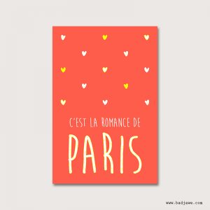 Cartes Postales - C'est la romance de Paris - Paris
