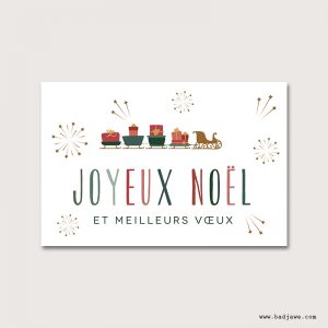 Cartes Postales - Joyeux Noël et meilleurs vux - Français